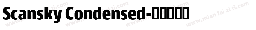 Scansky Condensed字体转换